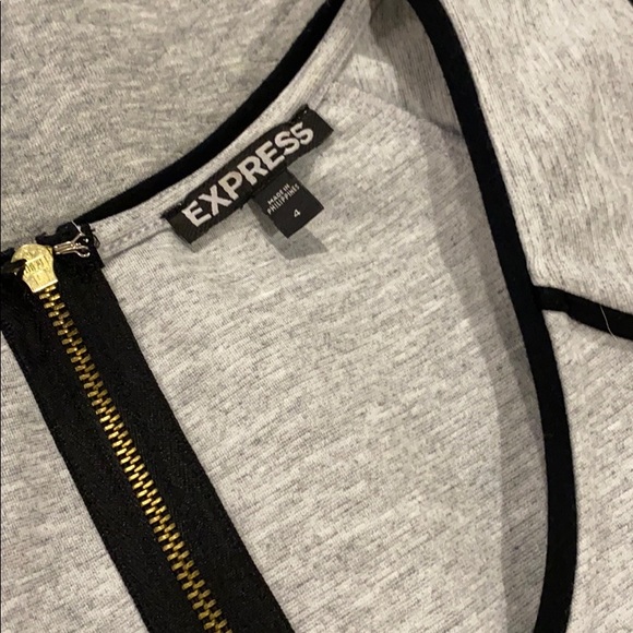 Grey and black dress - Picture 2 of 3